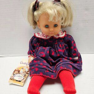 Max Zapf Creations Christine Colette Rare Blond Blue Eye Germany Doll 1986 80s